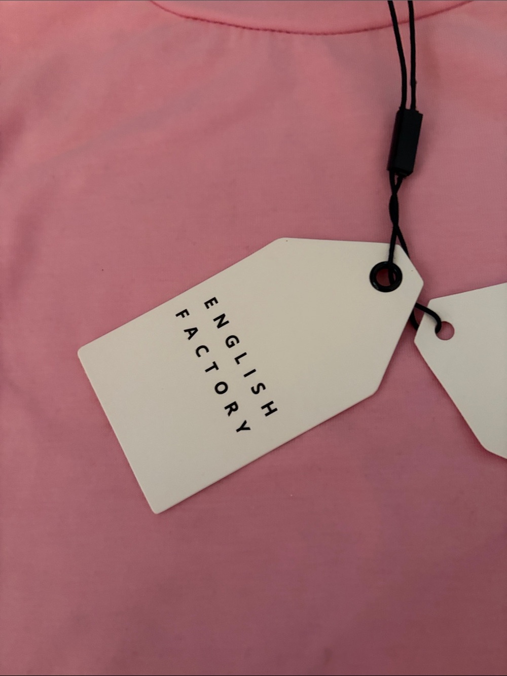 English Factory Light Pink Ruffle Sleeve Tee - Picture 2 of 6